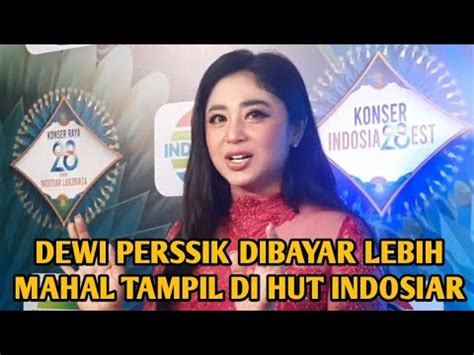 Dewi Perssik Dibayar Lebih Mahal Tampil Di Hut Ke Indosiar Youtube