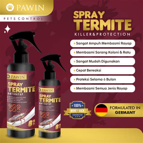 Jual Spray Pembasmi Anti Rayap Rumah Kayu Termite Killer Protection