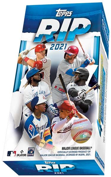 Topps Rip Baseball Checklist Team Set Lists Hobby Box Info