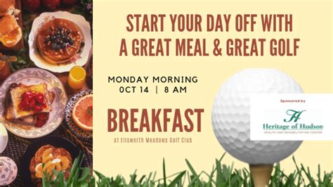 Breakfast at the Club this Monday - Ellsworth Meadows