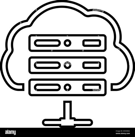 Server Icon Black And White Stock Photos And Images Alamy