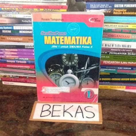 Jual Buku Seribupena Seribu Pena Matematika Kelas 10 X 1 I Sma Penerbit Erlangga Ktsp Husein