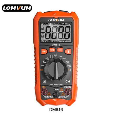 Lomvum Ncv Digital Multimeter Counts Auto Ranging Ac Dc Voltage