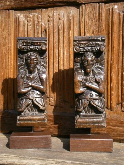 Antiques Atlas 17th Century Carved Oak Caryatids