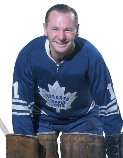 Johnny Bower Will Be One Of The Coaches For The Alumni Showdown