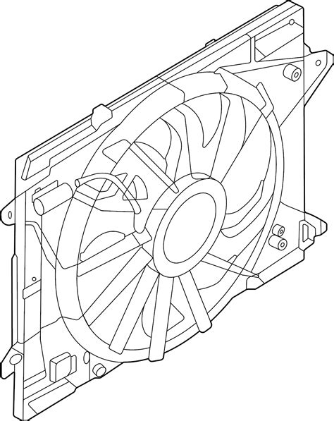 Ford Maverick Engine Cooling Fan Assembly Mx Z C B Lakeland Ford