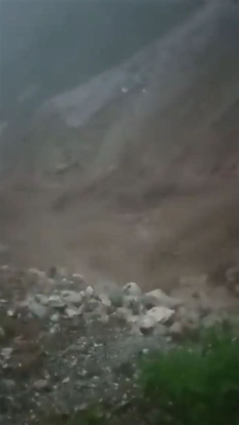 Car Washed Away Road Caves In Videos To Witness Flood Fury