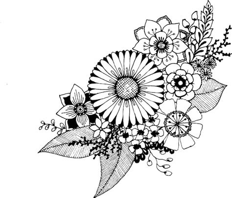 Premium Vector Hand Drawn Doodle Flowers