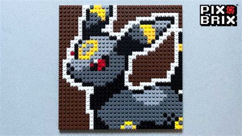 Umbreon Pokémon Pixel Art Pix Brix Instructions YouTube