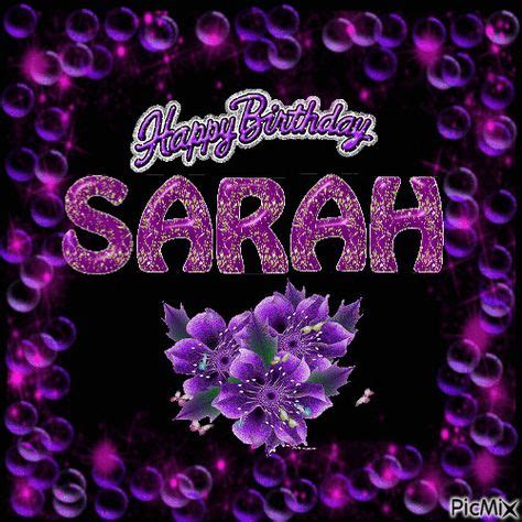 Happy Birthday Sarah