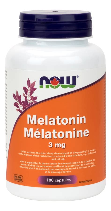 NOW Foods Melatonin 3mg | BuyWell.com | BuyWell.com - Canada's online ...