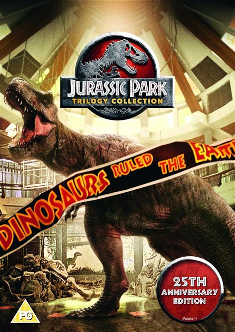 Jurassic Park Trilogy 2018 Resleeve Edizione Regno Unito Reino Unido Dvd Amazones Cine Y