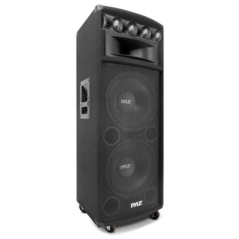 Buy Pyle Portable Cabinet Pa Speaker System 1600 Watt Outdoor Vehicle Stereo Sound Speakers W