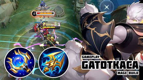 Gameplay Gatotkaca Exp Lane Damage Ultinya Gak Ngotak Combo Gatotkaca