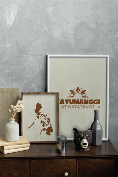 Tagalog Words Word Map Filipino Culture Motivational Wall Art Pinoy