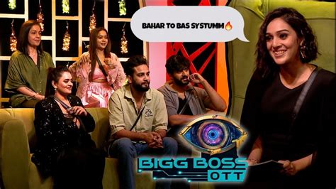 Bigg Boss Ott2 Live Rj Mehvish Ne Elvish Yadav Aur Gharwalon Ko