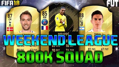 Fifa K K Squad Builder Feat Dybala Mbappe If Eriksen Fut