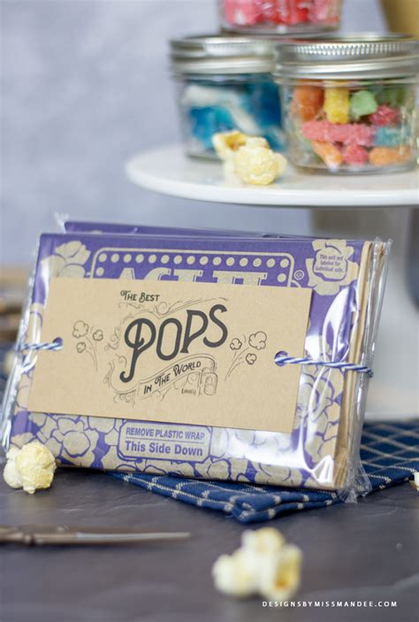 Father S Day Popcorn Boxes And T Tags Designs By Miss Mandee