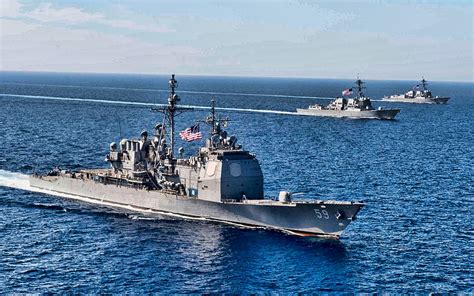 USS Princeton CG 59 Guided Missile Cruisers United States Navy US