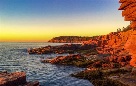 Bar Harbor Photo Acadia National Park Sunrise Bar Harbor Etsy