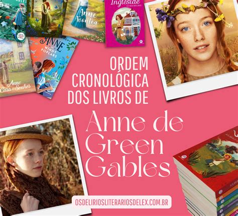 Ordem Dos Livros Anne De Green Gables Qual Ler Em Seguida