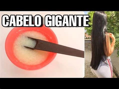 Receita Caseira Que Vai Deixar Seu Cabelo Gigante Youtube