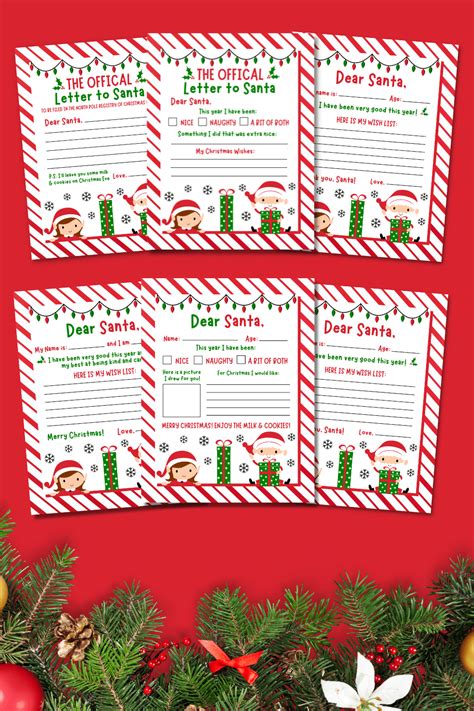 10 Free Printable Letters To Santa Templates Prudent Penny Pincher