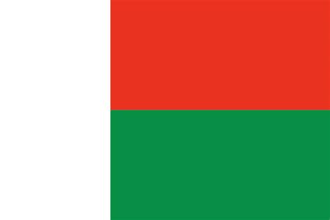 Madagascar flag. Flag of Madagascar in design shape 24537462 Vector Art ...