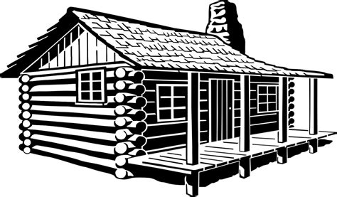 Cabin Log Home - Free vector graphic on Pixabay