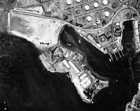 Photo Straight Down Aerial View Of The Pearl Harbor Submarine Base