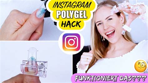 Instagram Polygel Hack Nails Lalalunia Youtube