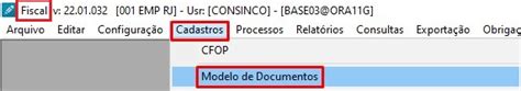 Varejo Supermercados Fiscal Como Configurar O Cadastro Do Modelo