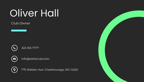 Free Horizontal Business Card Template To Edit Online