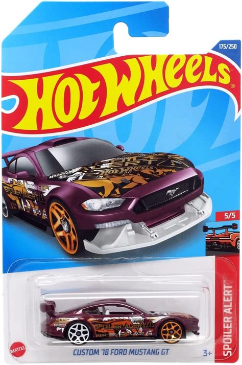 Hot Wheels Custom Ford Mustang Gt Spoiler Alert Amazon Br