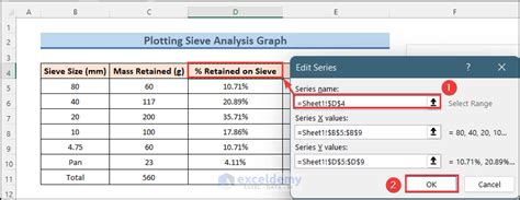 How to Plot Sieve Analysis Graph in Excel (with Quick Steps)