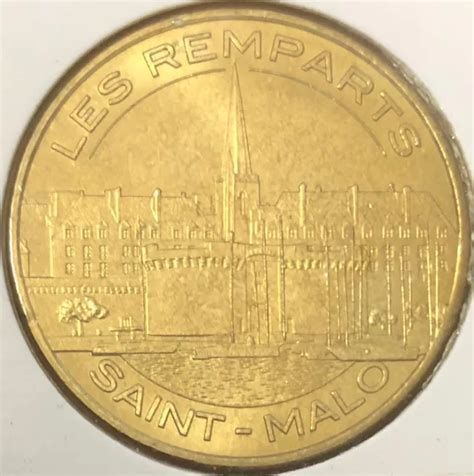 Mdp Saint Malo Remparts M Daille Monnaie De Paris Jeton Medals