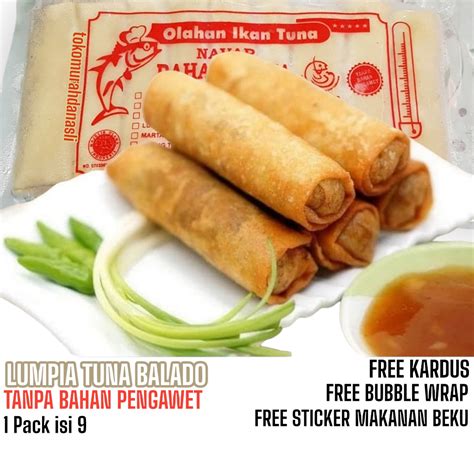 Jual LUMPIA LUNPIA TUNA BALADO TUNA NAVAR BAHARI RAYA PACITAN FROZEN