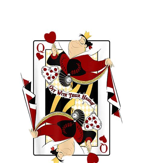 Disney Alice In Wonderland Queen Of Hearts Playing Card Greeting Card