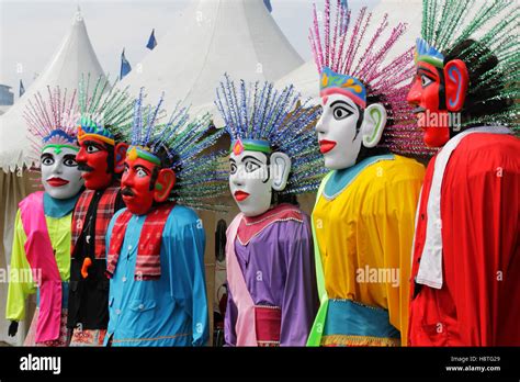 Ondel-ondel, a traditional big doll from Betawi's culture in Jakarta ...