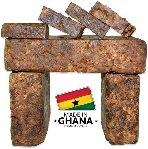 Raw African Black Soap Bar 100 Pure Natural Organic From Ghana Bulk