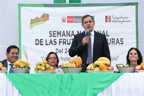 Minagri Inaugura Semana Nacional De Las Frutas Y Verduras Colegio De