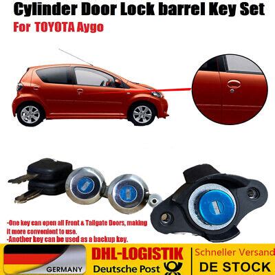 DE Zylinder Schloss Tür Vorne Heckklappe für TOYOTA Aygo 2005 2014 eBay