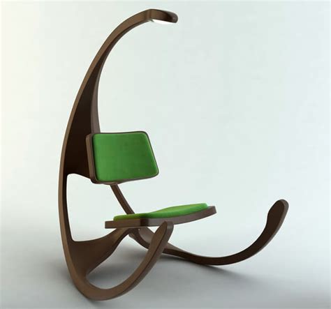 Modern Interpretation of the Rocking Wheel Chair with Unique Design ...