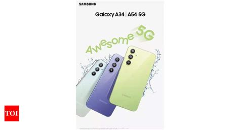 Samsung Galaxy A34 5g Galaxy A54 5g Launched With Triple Rear Camera Ip Rating At A Starting