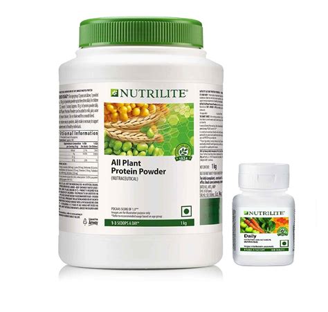 Amway Nutrilite All Plant Protein Powder With Daily Multivitamin 60