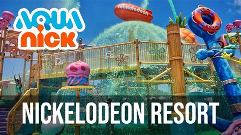 Aqua Nick Waterpark At Nickelodeon Hotel And Resort In Riviera Maya Youtube