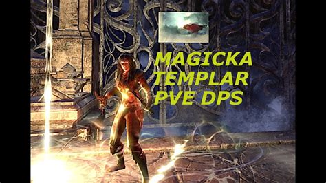 Elder Scrolls Online Magicka Templar PVE DPS Build Ascending Tide NO