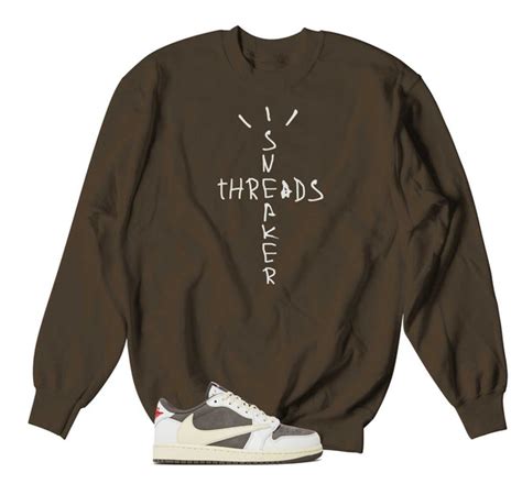 Jordan 1 Reverse Mocha Travis Scott Sneaker Tees And Outfits