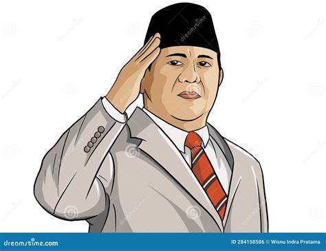 Prabowo Subianto editorial photo. Illustration of political - 284158586