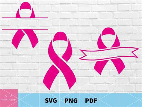 Cancer Ribbon Svg Bundle Cancer Ribbon Svg Awareness Ribbon Etsy